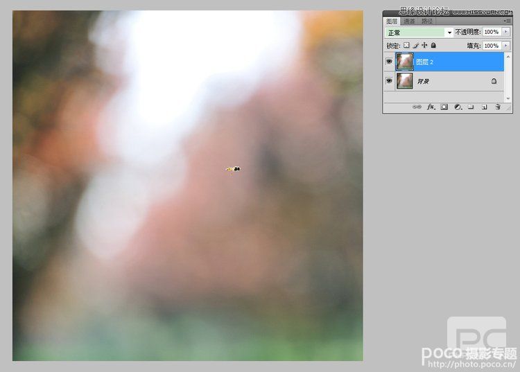 Photoshop合成绚丽背景前飞舞的蝴蝶教程,PS教程