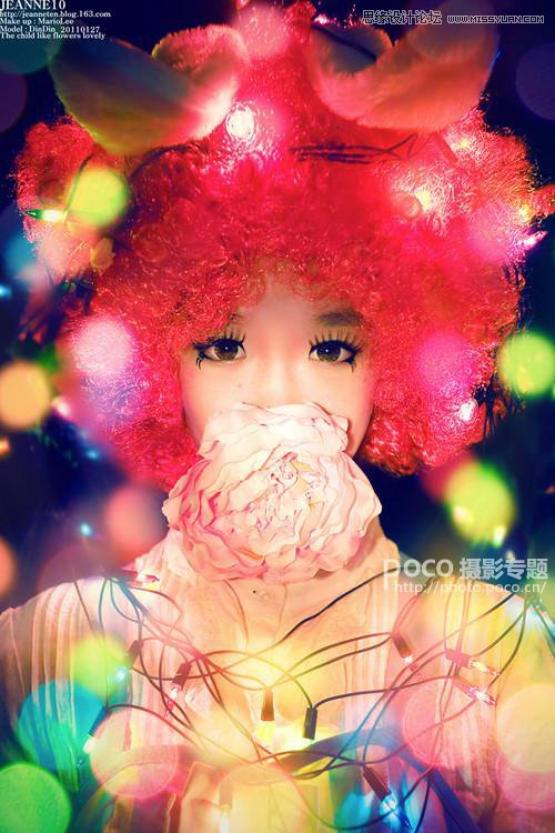 Photoshop教您如何给后期照片添加光斑