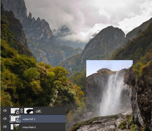 Photoshop合成梦幻的仙境场景效果,,