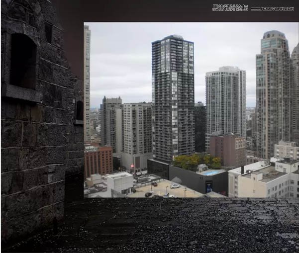Photoshop合成科幻战争片中城市场景,PS教程