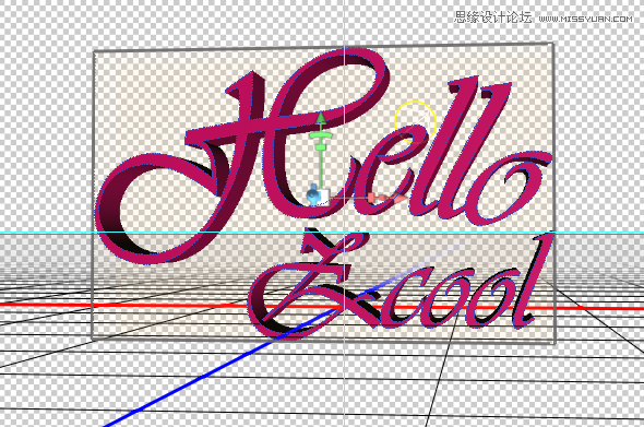 Photoshop制作流淌效果的3D艺术字教程,PS教程