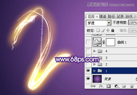 Photoshop制作超酷的手绘霓虹字教程,PS教程
