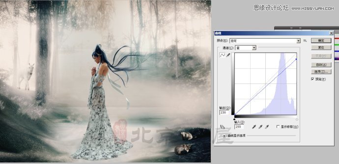 Photoshop创意合成梦幻丛林中CG美女,PS教程