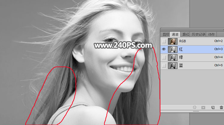 Photoshop如何完美抠出明暗不同且杂乱的细发丝