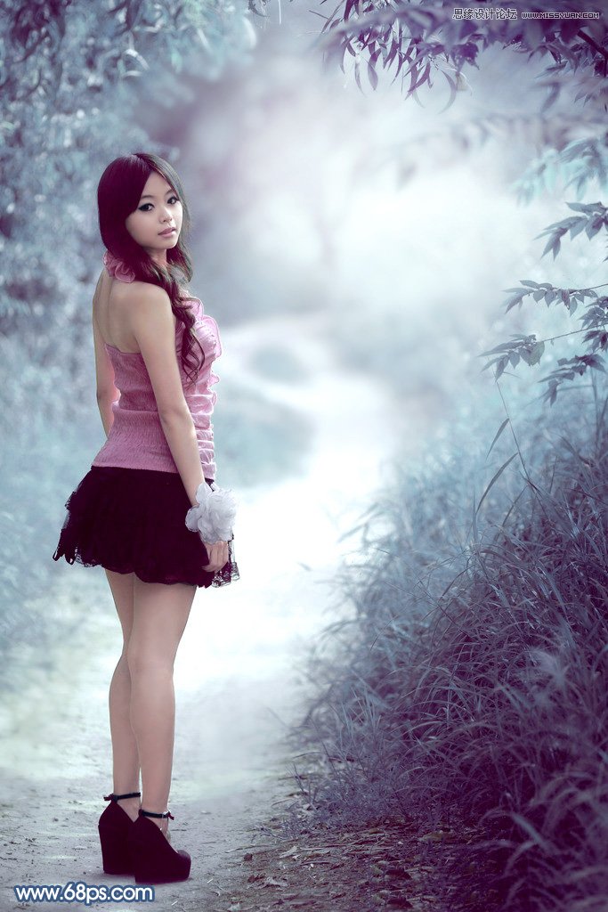 photoshop԰崿ŮΨɫЧ