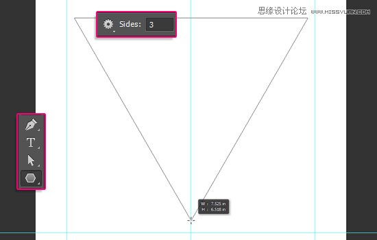 Photoshop设计简单的印花三角旗效果图,PS教程