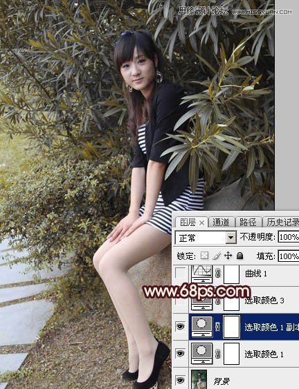 Photoshop԰Ů＾Żɫ,PS̳