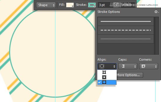 Photoshop设计简单的印花三角旗效果图,PS教程