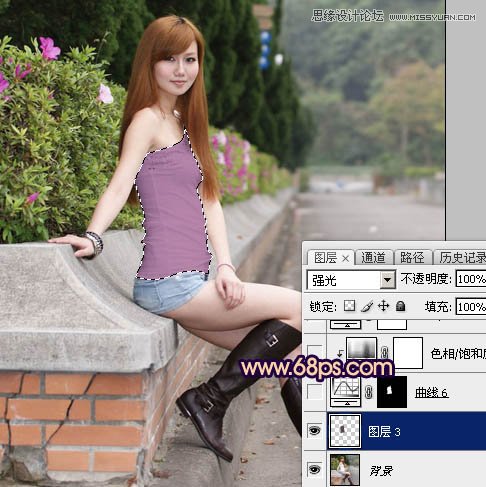 Photoshopֱ߶ԱȰɫЧ,PS̳