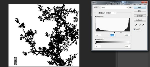 Photoshop巧用通道工具快速抠出中国风梅花,PS教程