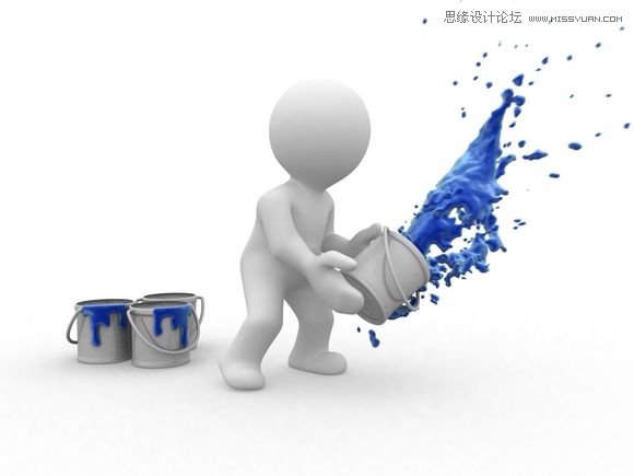 Photoshop合成超酷的泼墨流体风格海报,PS教程