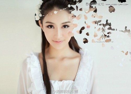 Photoshop快速合成人像粒子纷飞效果,PS教程