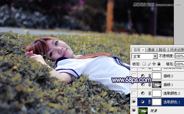 PhotoshopݵŮΨλɫЧ,PS̳