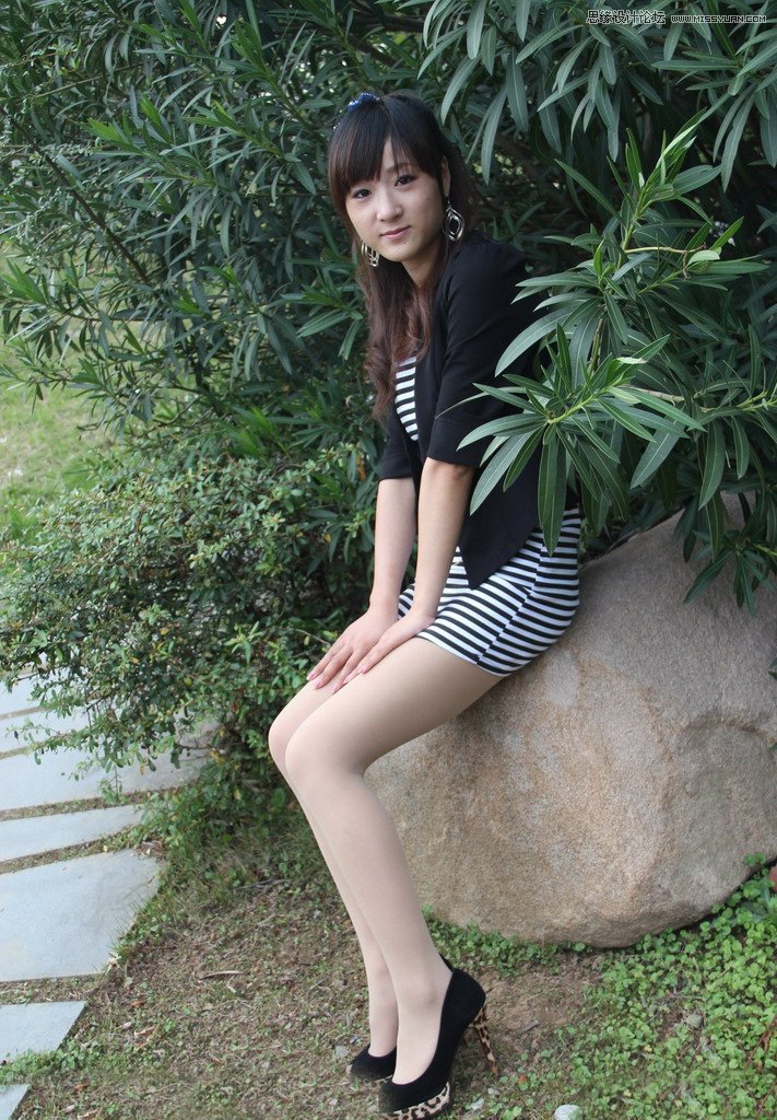 Photoshop԰Ů＾Żɫ,PS̳