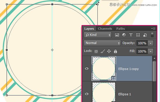 Photoshop设计简单的印花三角旗效果图,PS教程