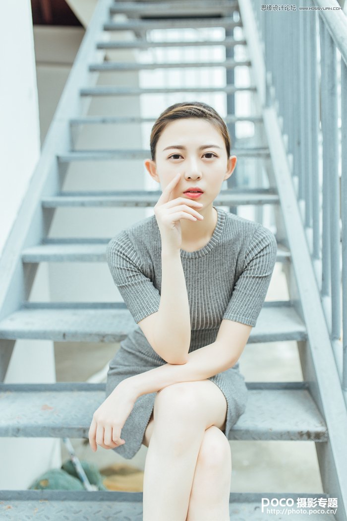 photoshop调出人像照片蓝色通透艺术效果,PS教程,