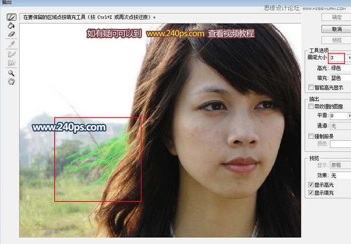 Photoshop多种方法抠出复杂的人物头发,PS教程,