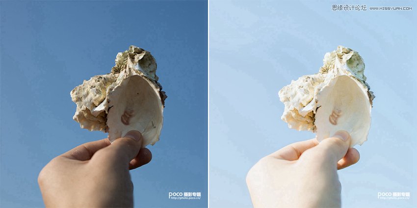 Photoshop调出小清新风格的清新蓝色调,PS教程,