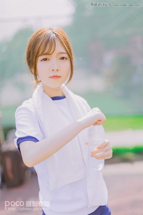 Photoshop结合LR调出外景运动女孩日系淡雅效果