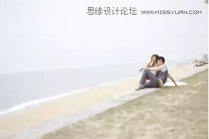 Photoshop调出有层次感的海边写真照片