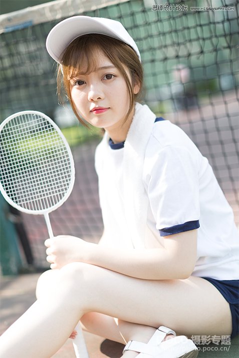 Photoshop结合LR调出外景运动女孩日系淡雅效果