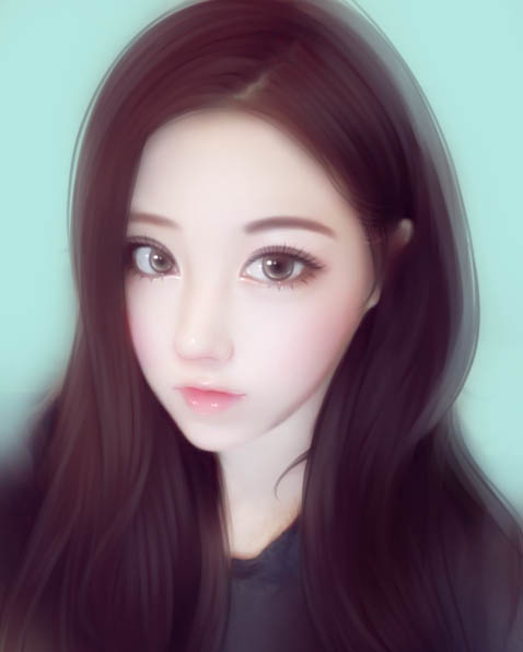 Photoshop结合SAI制作人像照片唯美手绘效果,PS教程,