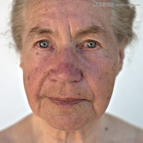 Photoshop详细解析老年人皮肤美白修饰教程