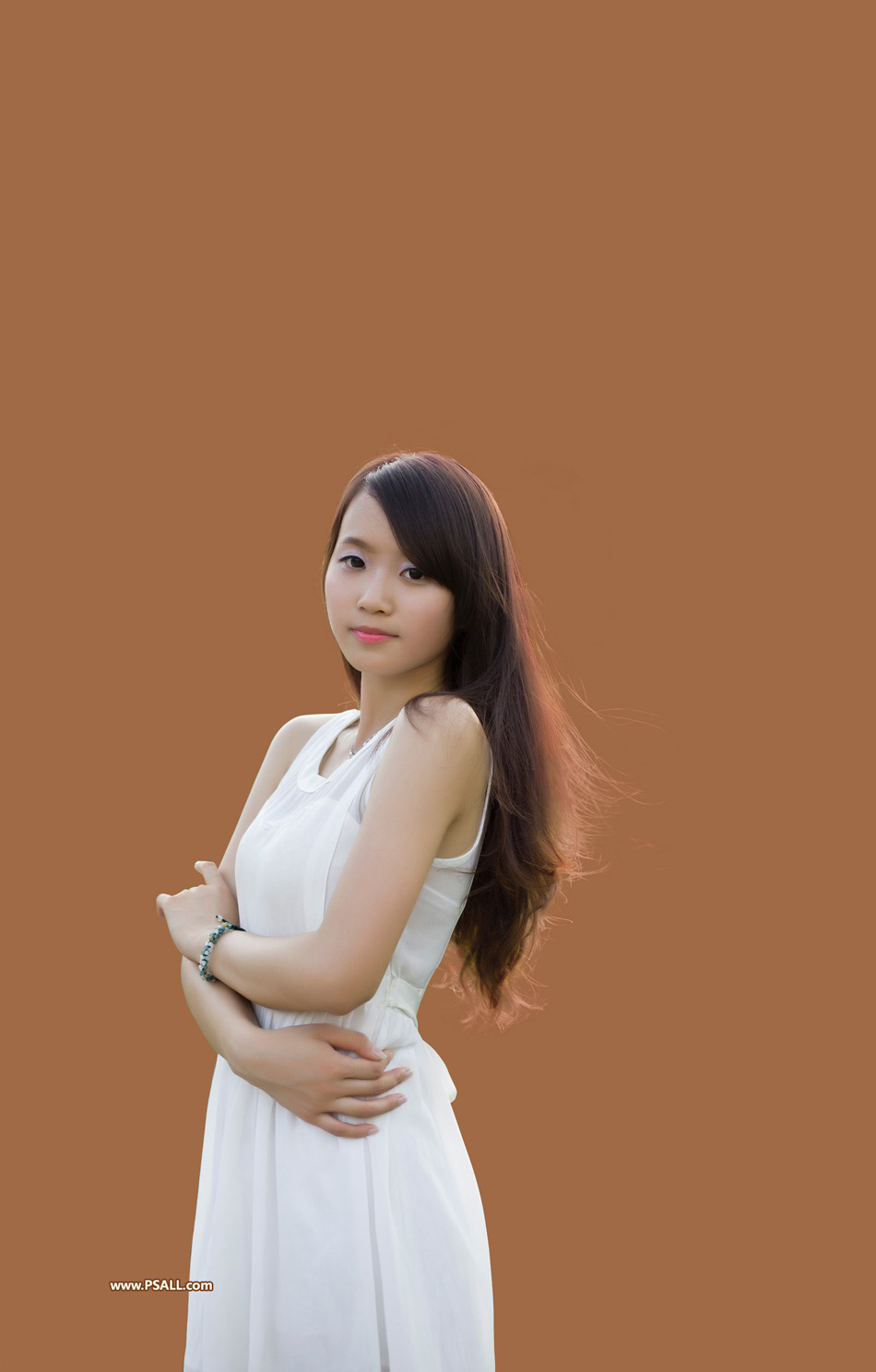 photoshop抠出背景复杂的美女人像头发丝,PS教程,