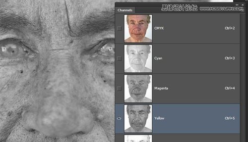 Photoshop详细解析老年人皮肤美白修饰教程