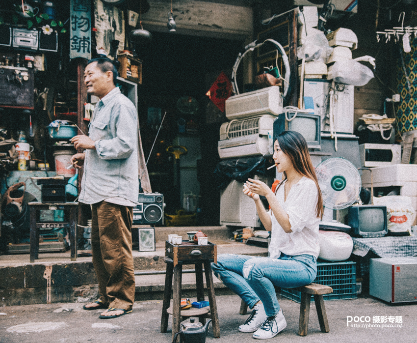 Photoshop调出外景人像古典电影胶片效果,PS教程,