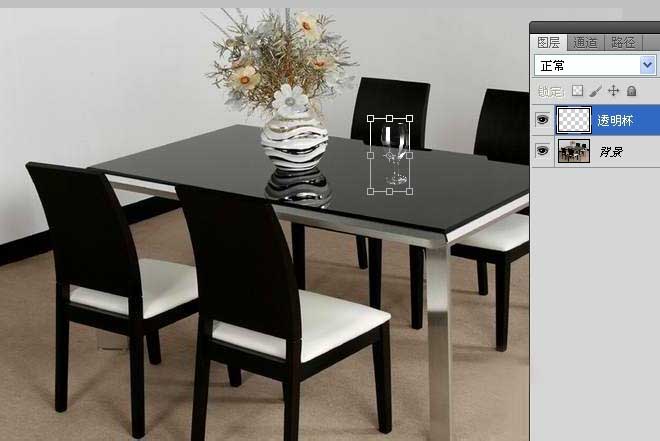 Photoshop快速的抠出透明风格的玻璃杯,PS教程,