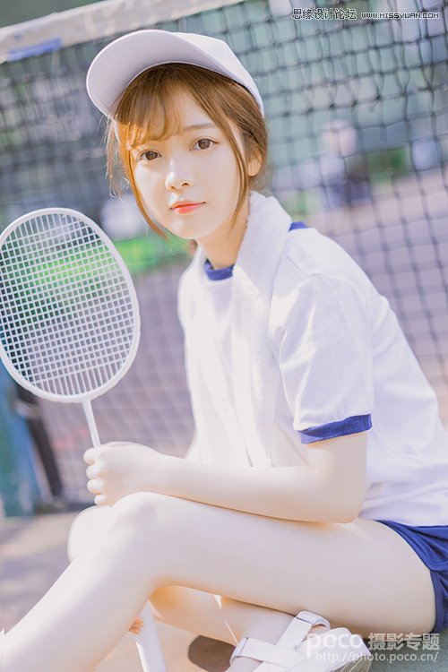 Photoshop结合LR调出外景运动女孩日系淡雅效果