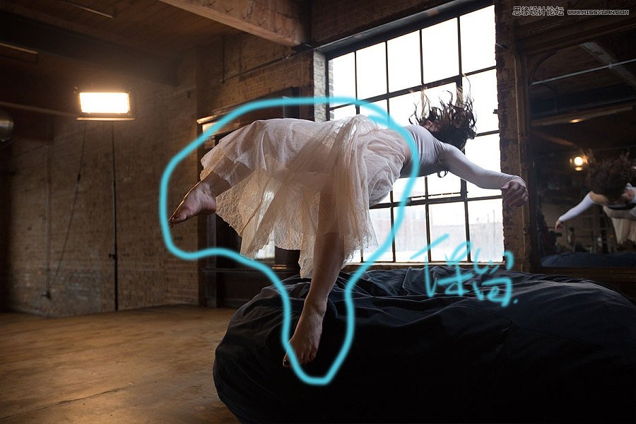 Photoshop详解室内悬浮人像后期处理教程,PS教程,