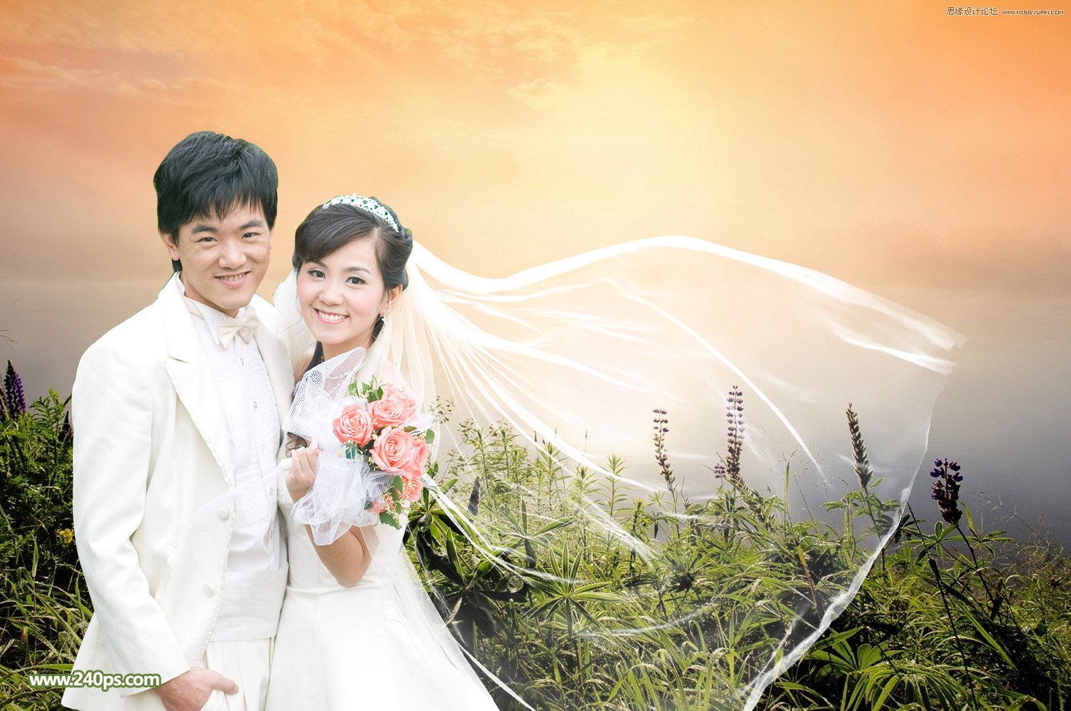 Photoshop详细解析透明婚纱的抠图方法