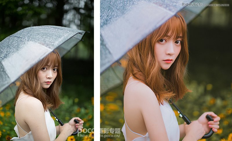Photoshop调出甜美淡雅风格的秋季人像照片
