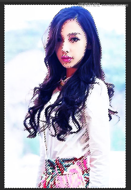 Photoshop制作水彩风格的人像艺术效果,PS教程,