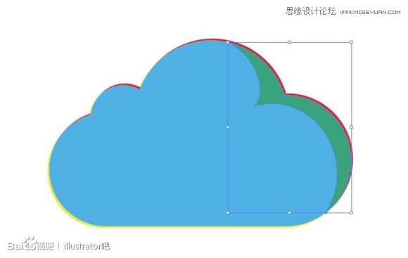 Illustrator绘制立体效果的白云云彩,PS教程,