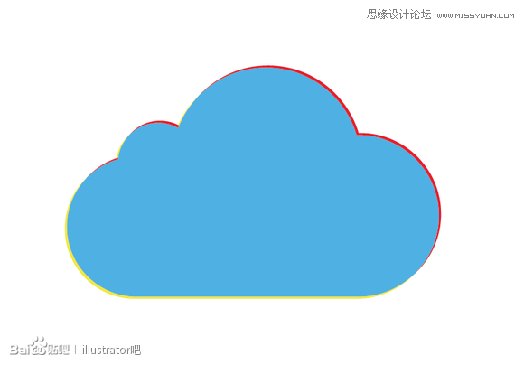 Illustrator绘制立体效果的白云云彩,PS教程,
