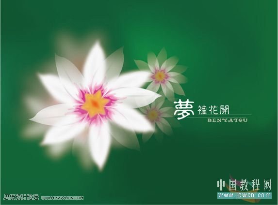 <a href=/design/illustrator/ target=_blank class=infotextkey>Illustrator</a>教程:网格运用制作唯美梦里花开图案,PS教程,