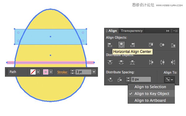 Illustrator绘制扁平化风格的复活节图标,PS教程,
