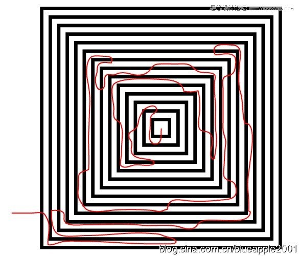 Photoshop制作立体效果的正方形迷宫,PS教程,
