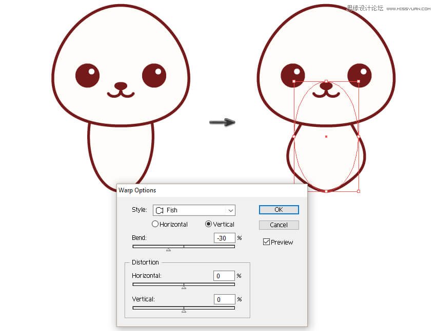 Illustrator绘制卡哇伊风格的小动物图标,PS教程,