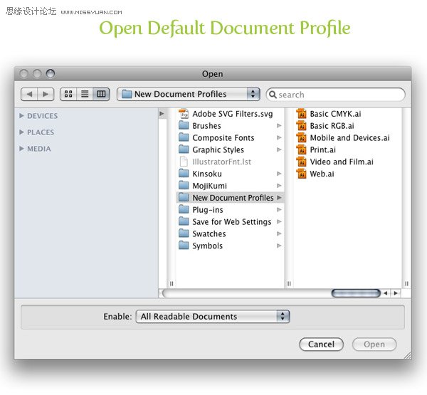 Illustrator为新文件改变默认字体,PS<a href=/photoshop/ target=_blank class=infotextkey>教程</a>,