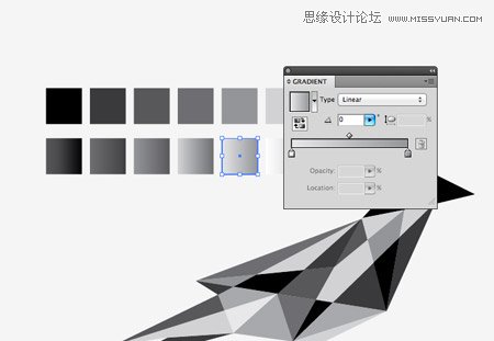 Illustrator设计钻石格子风格的LOGO教程,PS教程,