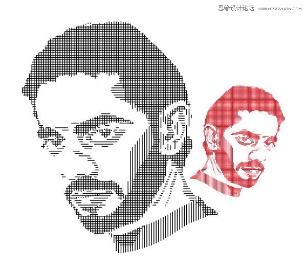 Illustrator把照片制作成矢量线条插画,PS教程,
