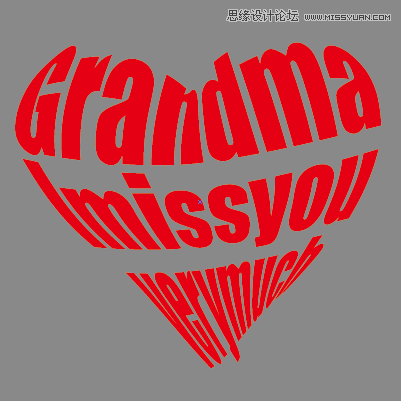 <a href=/design/illustrator/ target=_blank class=infotextkey>Illustrator</a>制作曲扭效果的心形英文<a href=/font/ target=_blank class=infotextkey>字体</a>,PS<a href=/photoshop/ target=_blank class=infotextkey>教程</a>,