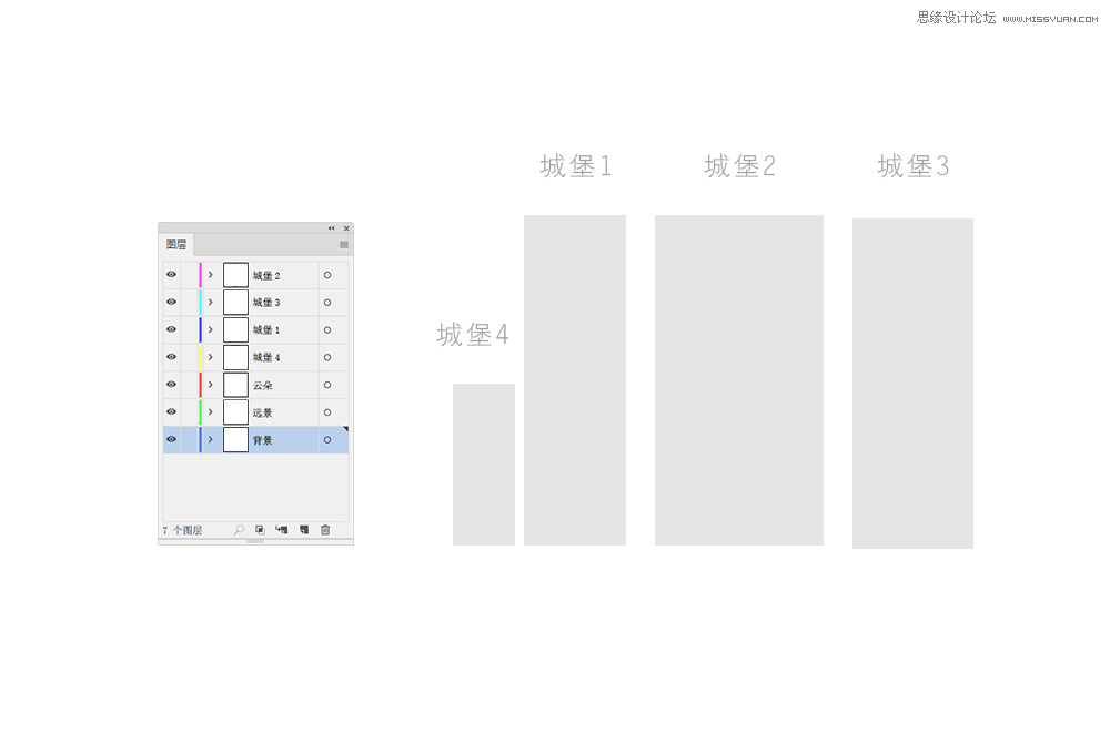 Illustrator绘制梦幻卡通风格的城堡,PS教程,