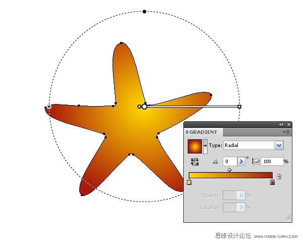 Illustrator绘制立体真实的海星教程,PS教程,