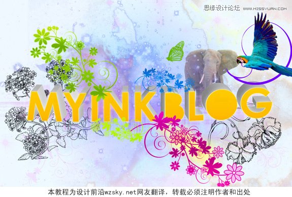 Illustrator结合PS打造碎花风格立体字,PS教程,