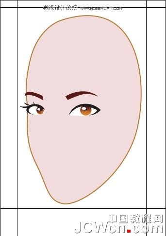 Illustrator插画人物系列之清纯美女的绘制,PS教程,